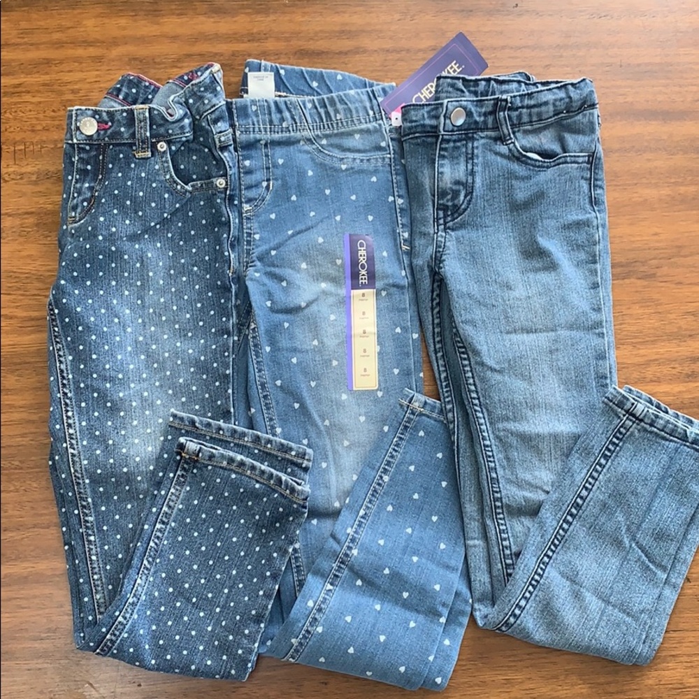 Lot of girls jeans